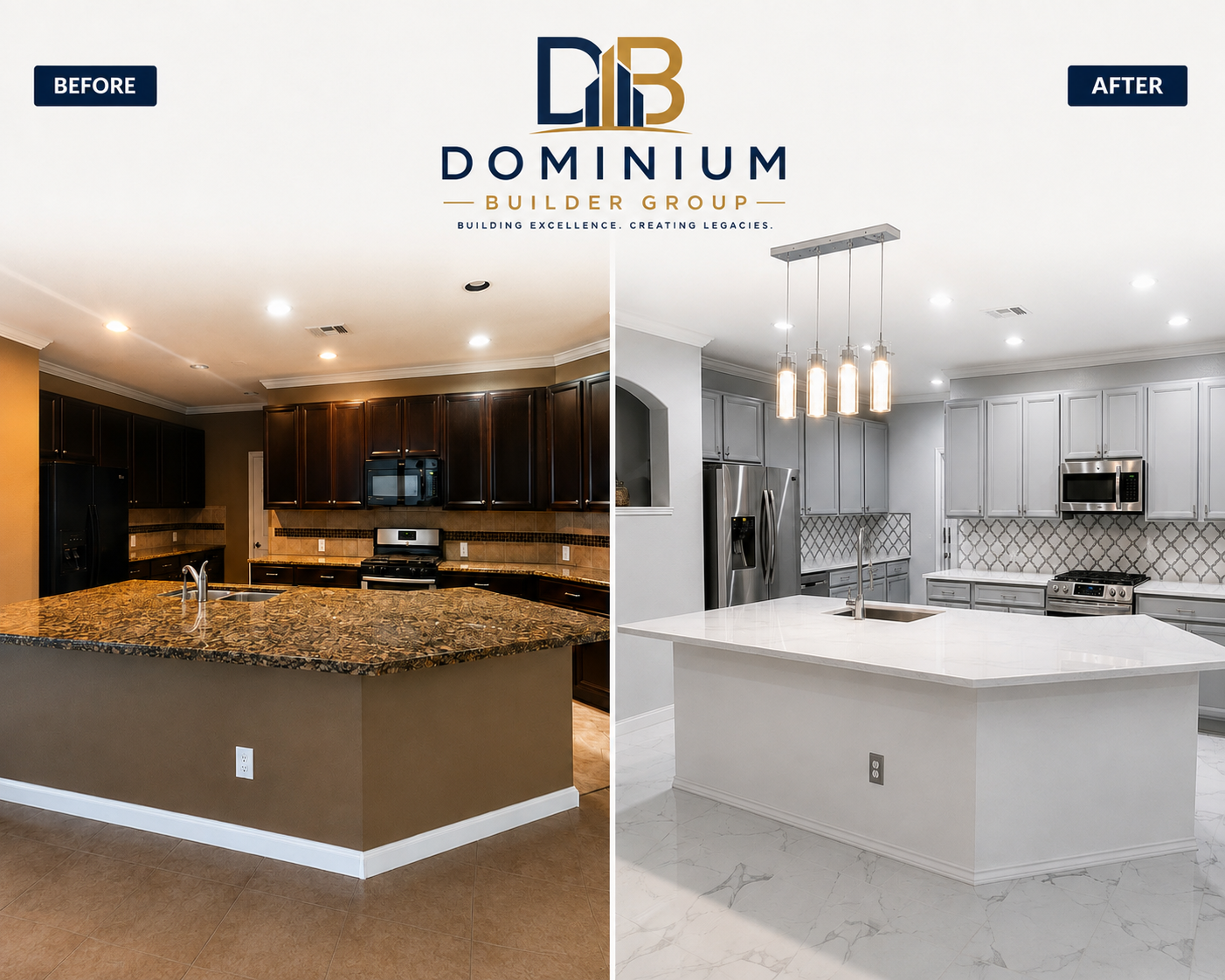 Renovations project by Dominium Builders Group